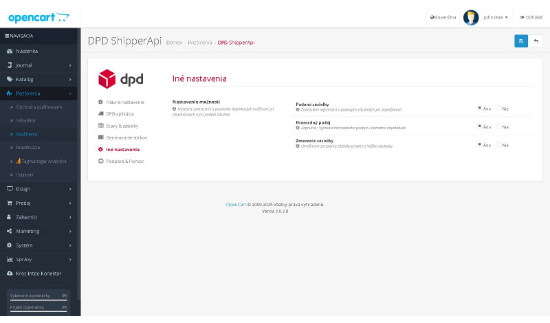 DPD Shipper API - 3.x