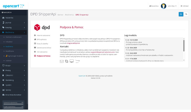 DPD Shipper API - 3.x