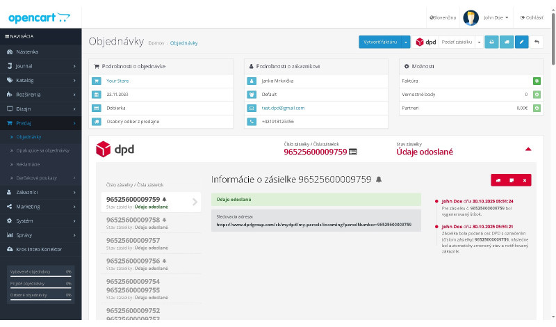 DPD Shipper API - 3.x
