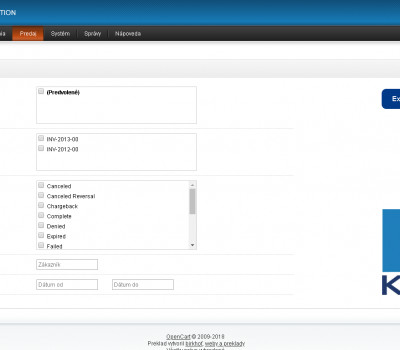 Kros Alfa+ – XML export - 1.5x