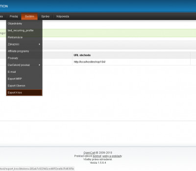 Kros Alfa+ – XML export - 1.5x Kros Alfa+ – XML export - 1.5x