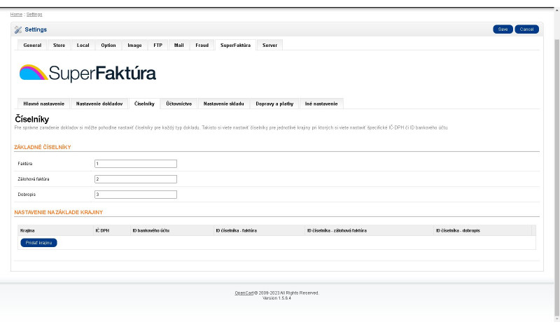 SuperFaktúra Pro - 1.5.x