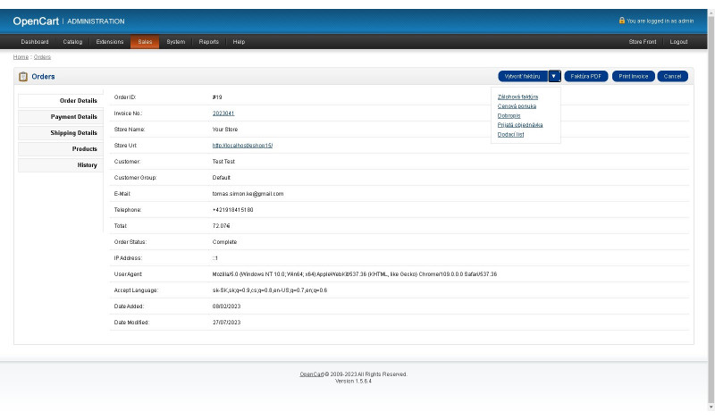 SuperFaktúra Pro - 1.5.x
