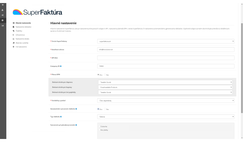 SuperFaktúra Pro - 2.x