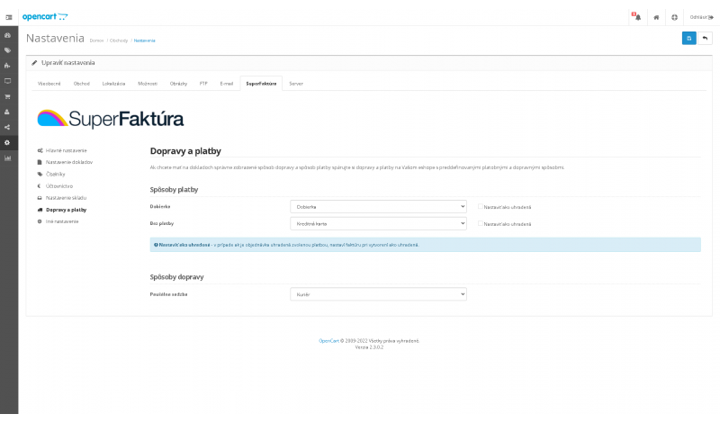 SuperFaktúra Pro - 2.x