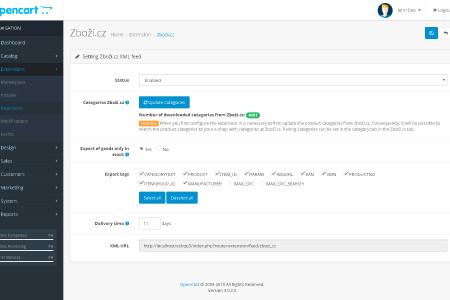Zbozi.cz XML Feed - 3.x